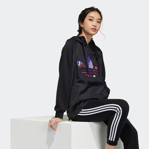 Adidas Originals CNY Women's Jacket Hoodie Black S - Picture 4 of 11